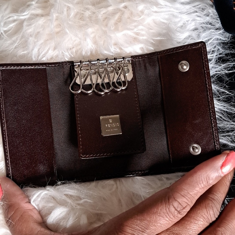 Fendi Vintage Zucca Key Case Holder  NWOTs - Picture 8 of 12